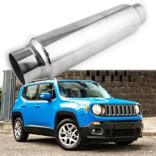 2.5"ID/OD Exhaust Turbine Muffler Resonator 16" Length For Jeep Renegade 2014-22