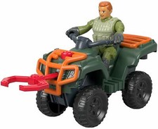 Imaginext Jurassic World Atv And Quad Bike Soldier Figure New In Box