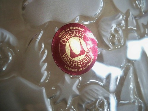 2 Plätzchenschalen Engelglasschalen Original Waltherglas D. ca : 21,5 cm - Bild 6 von 6
