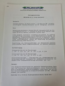 BMW ALPINA - Fahrzeugpräsentation BMW/ALPINA B3 2,7 Allrad Katalysator (AU956)