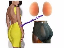 Seamless silicone buttocks padded Hip Up panties enhanced butt enlargement 300 g
