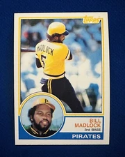 1983 TOPPS #345 PITTSBURGH PIRATES ☠ BILL MADLOCK NM-MT or BETTER '79 WS 3-AS!