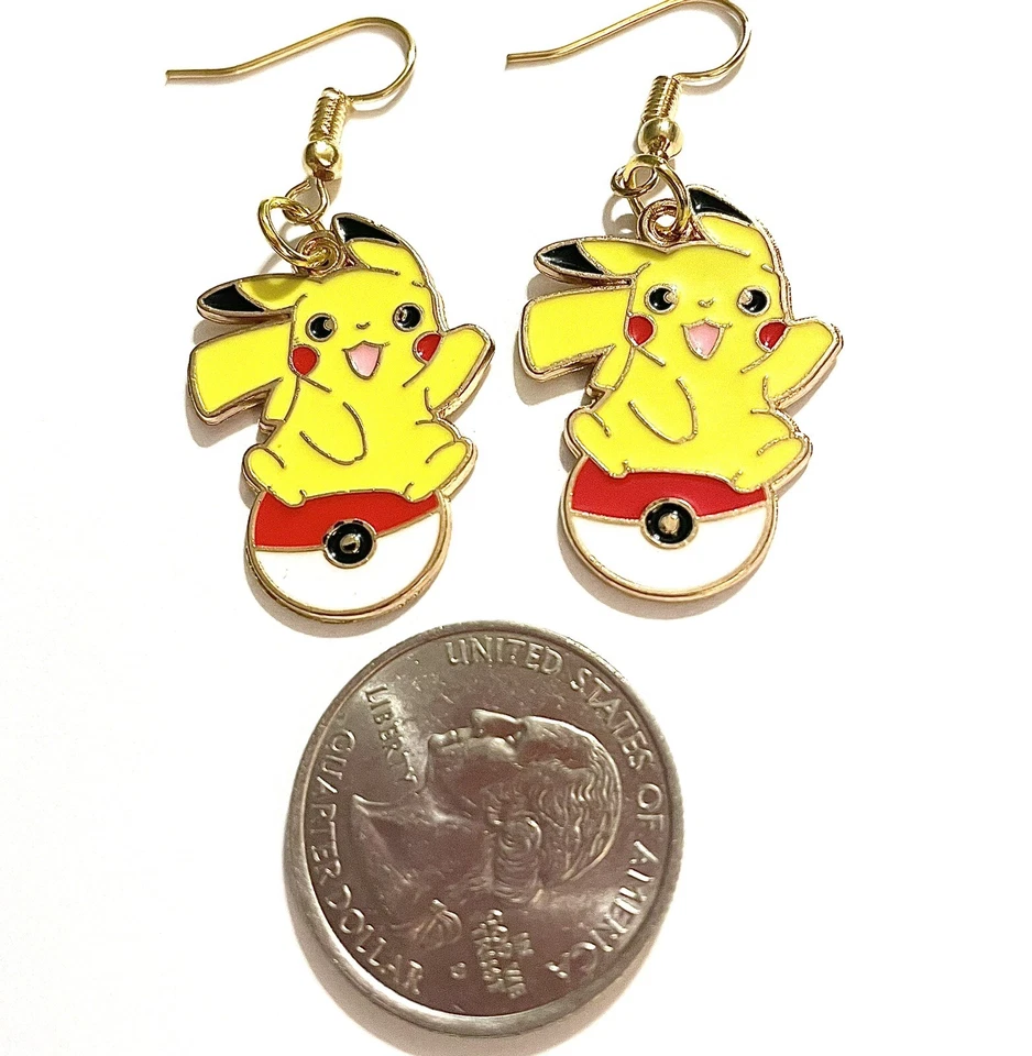 Pendientes colgantes Pokémon Pikachu Foto 2 de 2