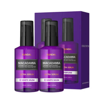 Kundal Ultra Serum Hair Essence White Musk 100ml*2Pcs - FREE SHIPPING