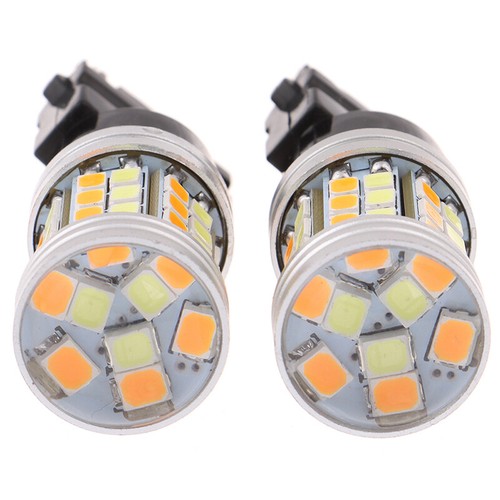 2Pcs 3157 LED Amber White Rear Turn Signal Parking High Power Light Bulbs:0Y _yi - Picture 9 of 12
