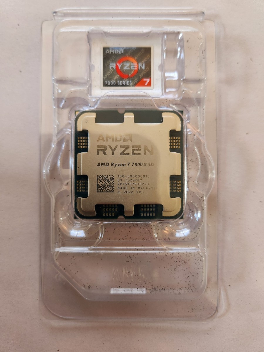 AMD Ryzen 7 7800X3D Processor (5 GHz, 8 Cores, Socket AM5) Boxed