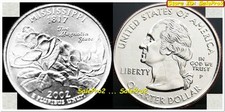 USA 2002 US QUARTER MISSISSIPPI UNITED STATES OF AMERICA RARE 25 CENT COIN UNC