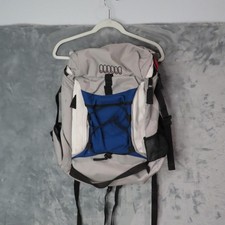 Burton Large Backpack Gray Blue Snowboard Daypack Hiking Gear Bag Pockets Mesh