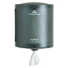 Georgia-Pacific SofPull Centerpull Paper Towel Dispenser - Translucent Smoke...