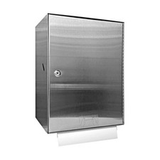 NEW ASI 8524 Stainless Surface Mount Hands Free Auto Cut Paper Towel Dispenser