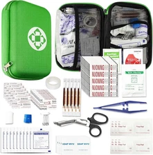 276 Car First Aid Kit for Business, Portable First Aid Kits Travel Szie Emerg...