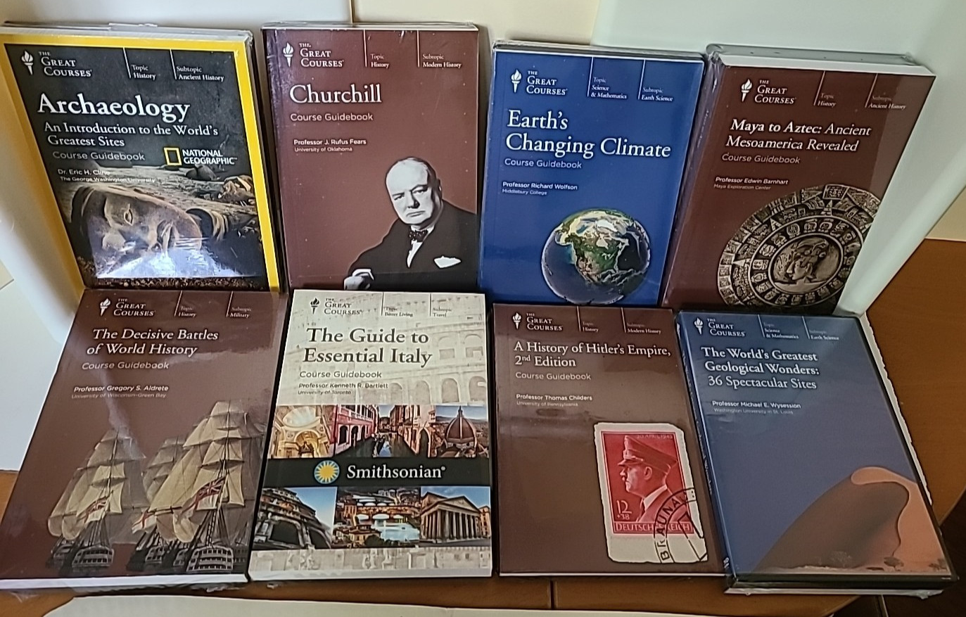 Great Courses BRAND NEW complete sets [DVDs & Course Guidebooks] Various Topics