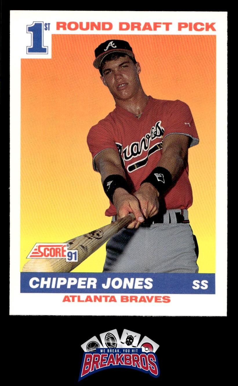 1991 Score #671 Chipper Jones