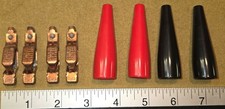 Mueller 48-c 20 amp insulated electrical alligator clips, qty. 4 for 1 price
