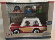 Fisher Price Classic Toys Nifty Station Wagon RED NIB Eyes Roll Convertible Top