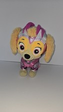 Skye PAW Patrol The Mighty Movie Plush Stuffed Animal Pink Pup Spin Master 2023