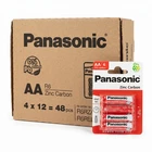 Panasonic Zinc Carbon AA Batteries Bulk Pack 12 x 4 [48] Pack Long Lasting Power