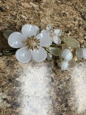 Lovely Flower Girl Wedding Hair Clip White Flower