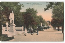 Siegesallee (Victory Avenue) in Berlin, Germany VTG Postcard CC6.