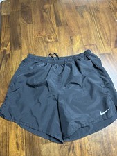 Nike Solid Black Athletic Shorts Size Large With Liner