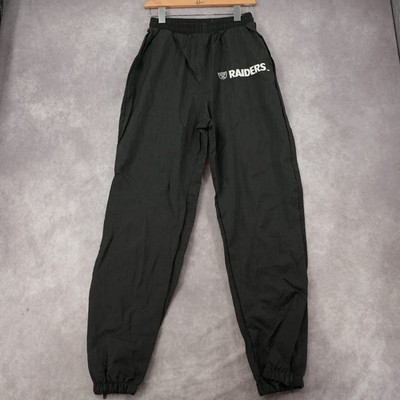 Pro Player Raiders Black Nylon Track Pants Vintage Mens S