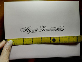 Agent Provocateur Pink Black Gift Box- Small 6.25" x 8.25" x 2"