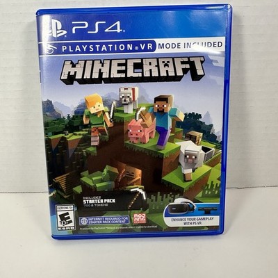 Minecraft with VR 2021 Sony Playstation 4 PS4 CIB Complete Video Game