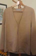 Vintage Beige Cardigan - original golden buttons