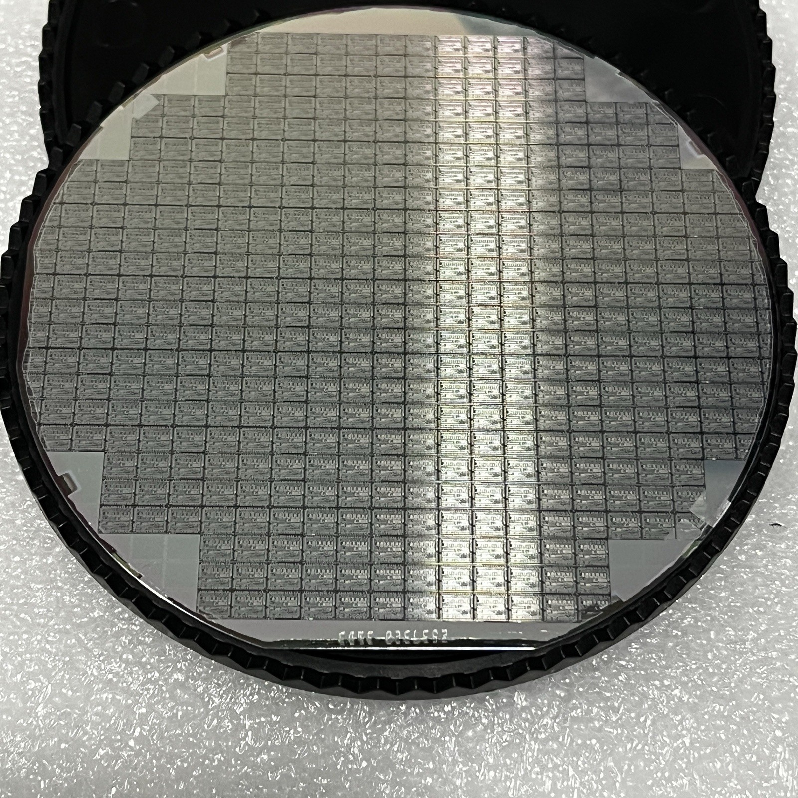 Vintage 4 Inch Silicon Wafer from STMicroelectronics w/ Branded Wafer Container