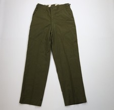Vtg 50s Korean War Mens Medium Long Wool Wide Leg M1951 Field Trousers Pants USA