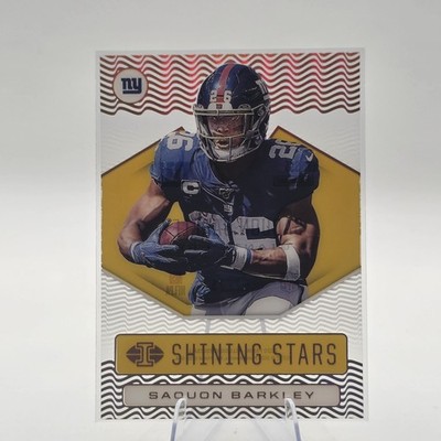 2020 Panini Illusions - Shining Stars Saquon Barkley #SS5 Gold /25