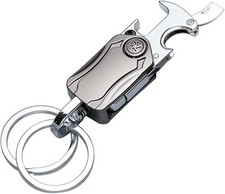 key chain,keychain clip,Universal Key Fob Keychain Holder for Men and Women,360