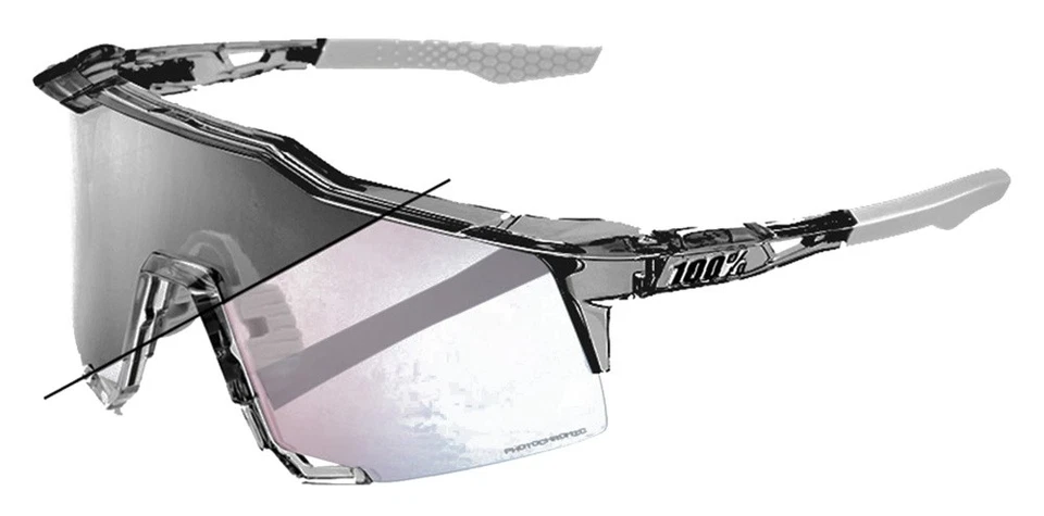 100% Speedcraft Polished Translucent Grey Photochromic Rose Gold : one size - Bild 1 von 1