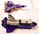 1985 G1 Transformers Blitzwing and Astrotrain