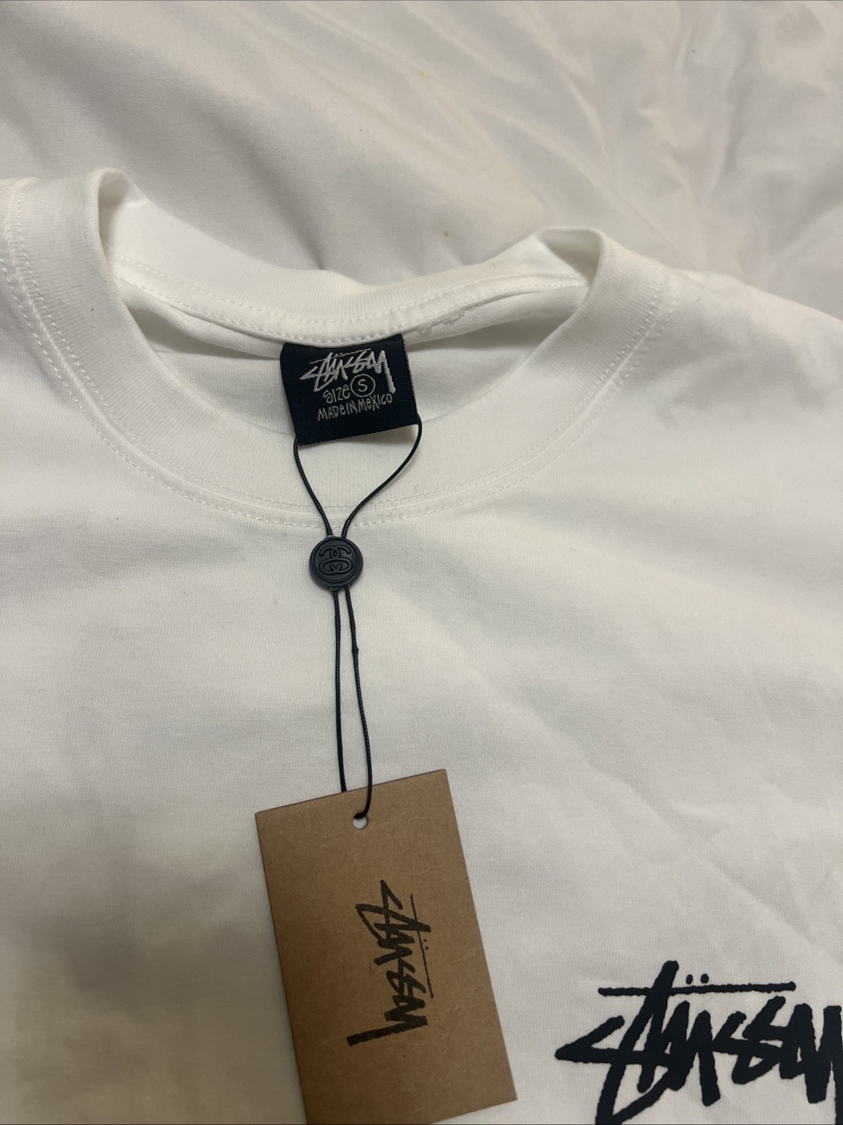 Stussy Men's Short Sleeve T-Shirt White Cherry thumbnail 2