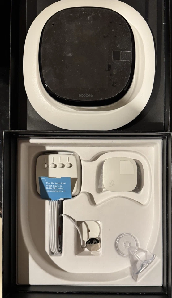 Ecobee 4 Smart Programmable Thermostat - Alexa/HomeKit/SmartThings EB-STATE4-01 - Image 3 of 4