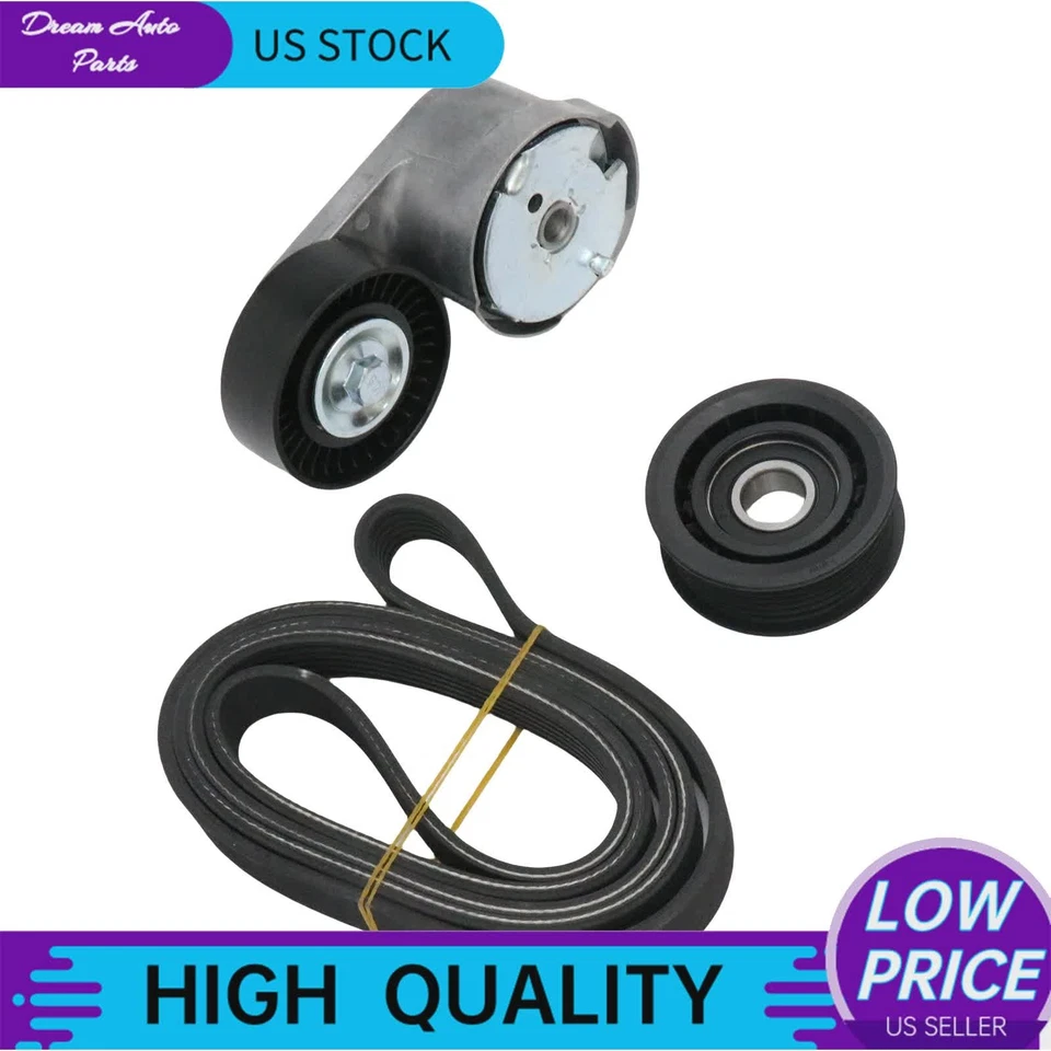 Kit de componentes de transmisión por correa Serpentine para Dodge Challenger Chrysler 300 2012-2015 Foto 3 de 4