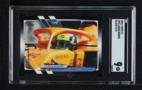 Norris 22 Racing Letters 2021 Topps Formula 1 - F1 Drivers Lando Norris #22 Black /10 for sale ...