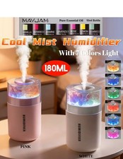 180ML USB Eternal Flower Mini Humidifier Aroma Diffuser lights Car/Home