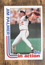 1982 Topps - In Action Jim Palmer #81