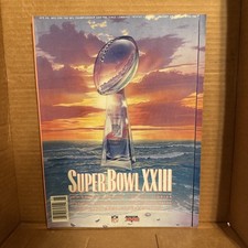Super Bowl XIV Program - Steelers vs. Rams in Excellent Condition 