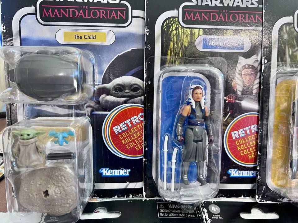 COLECCIÓN RETRO STAR WARS MEGA LOTE Grogu Boba Fett Ahsoka Moff Gideon IG-11 NUEVO Foto 2 de 4