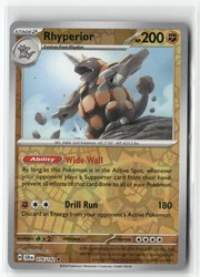 Rhyperior 076/142 Reverse Holo Rare - Stellar Crown