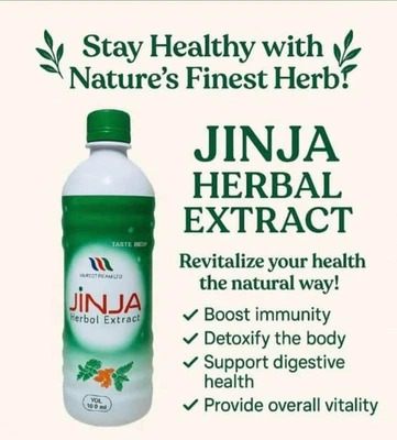JINJA HERBAL EXTRACT HEALTH DRINK 750ML BIGGEST SIZE UK Stock. Registered Member