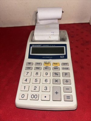 Sharp Elsimate ELSIMATE EL1611P Tax Calculator Printer-Part Roll-Power Cord