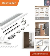38" Concealed Sliding Barn Door Hardware Kit with Soft-Close Mechanism for 30...