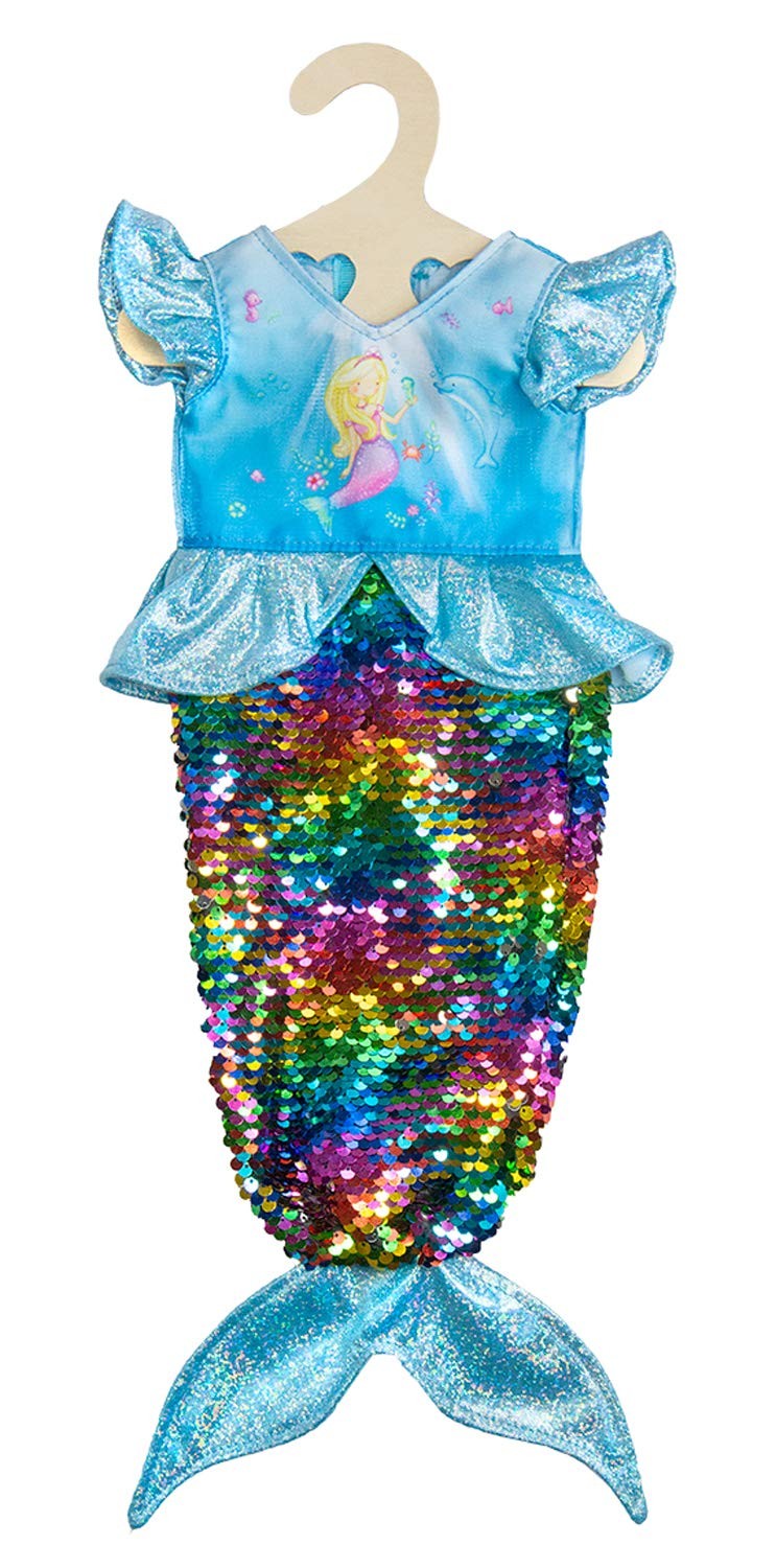Heless 1920 Dress for Dolls Mermaid Ava, Multi-Coloured, 28 x 35 cm