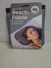 Ballast Beach Pillow Moonlite GreyFor The Beach  Beyond Dries Fast  Sheds Sand