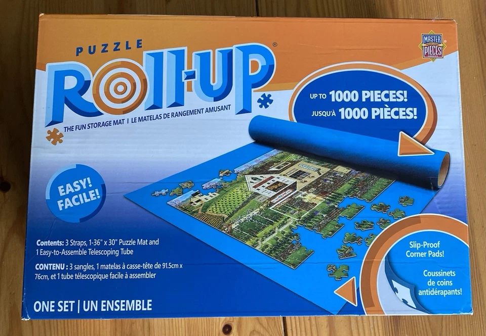 Rompecabezas Roll Up Mat - Roll-Up Mat hasta 1000 piezas 36” X 30” fieltro Foto 2 de 4