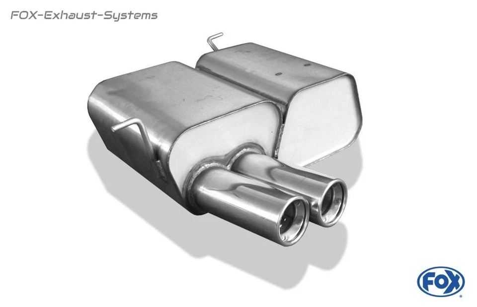 Sistema completo de carreras de acero inoxidable de Cat BMW Serie 3 E46 316Ti 318Ti Compacto 2x80 Foto 3 de 4